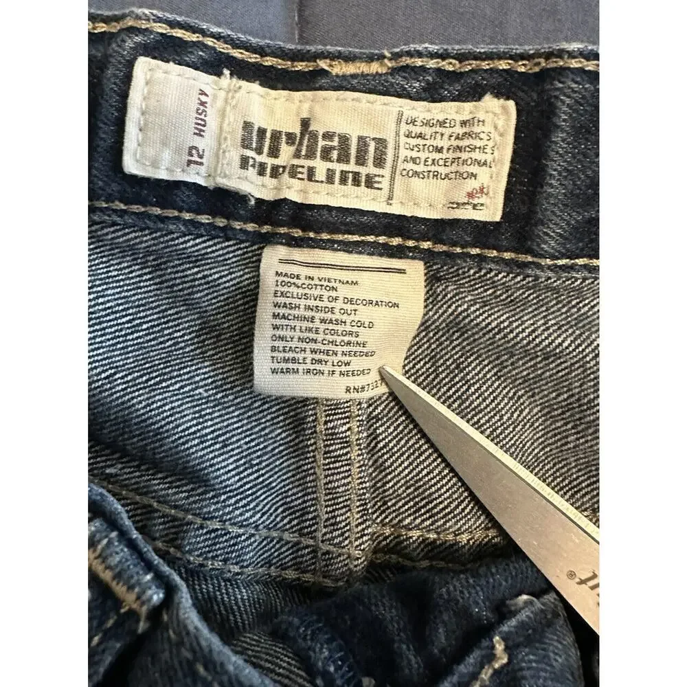 Urban Pipeline Boys 12H **Dark Wash Straight Jeans**